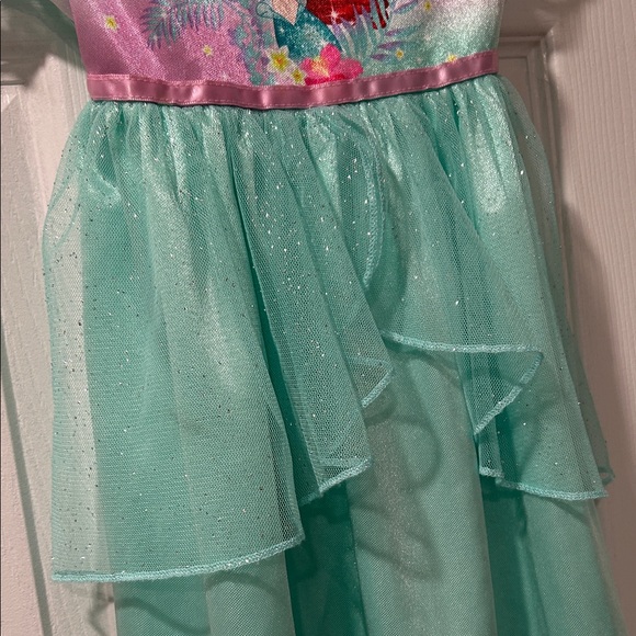 Disney Princess Ariel Night Dress in Aqua and Pink - Picture 4 of 7